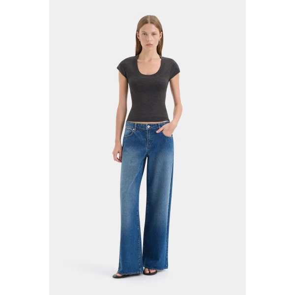SIR the Label Mikkel Scoop Tank in Marle | Sleeveless | Luxury Shoes 