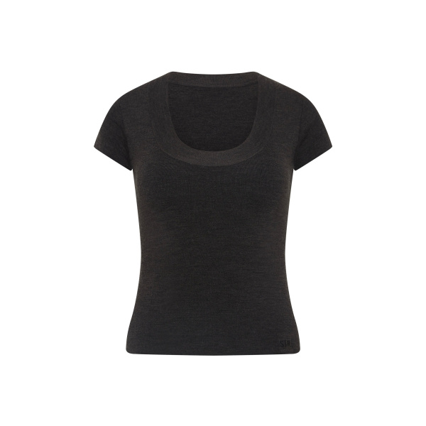 SIR the Label Mikkel Scoop Tank in Marle | Sleeveless | Luxury Shoes 