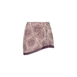 SIR the Label Mireli Mini Skirt in Rose Parquet | Mini Skirts | Luxury Shoes 