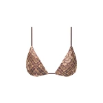SIR the Label Mireli String Triangle Top in Rose Parquet Plum | Bikini | Luxury Shoes 
