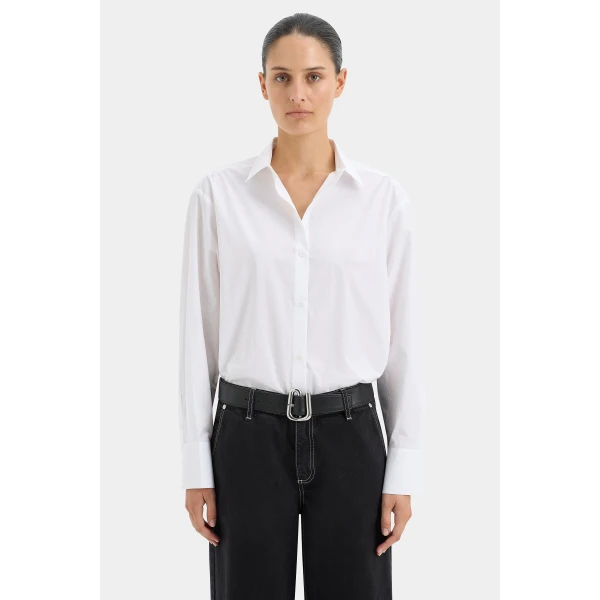 SIR the Label Molinier Leather Belt in Black | Belts | Luxury Shoes 