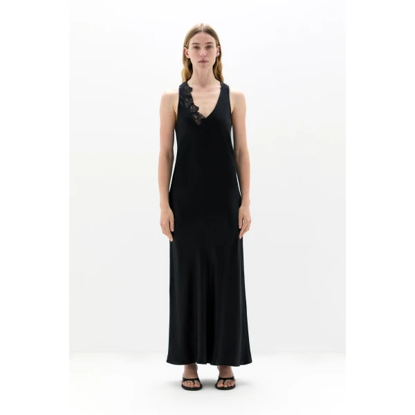 SIR the Label Montparnasse Gown in Black | Evening Gowns | Luxury Shoes 