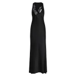 SIR the Label Montparnasse Gown in Black | Evening Gowns | Luxury Shoes 