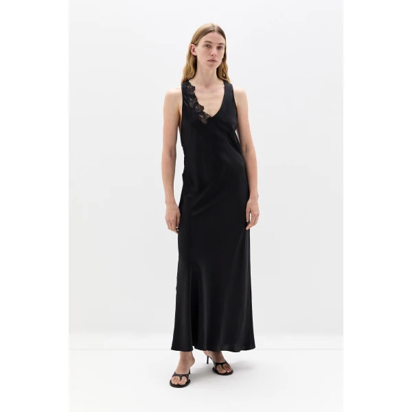 SIR the Label Montparnasse Gown in Black | Evening Gowns | Luxury Shoes 
