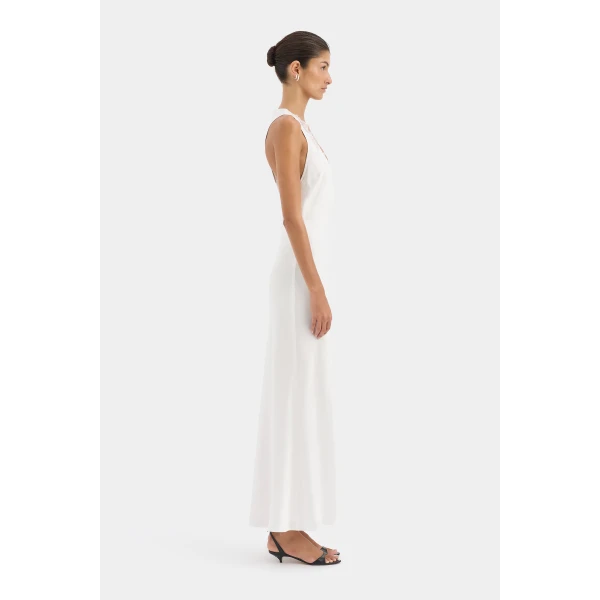 SIR the Label Montparnasse Gown in Ivory | Evening Gowns | Luxury Shoes 