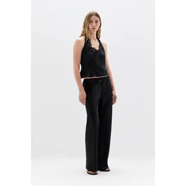 SIR the Label Montparnasse Halter Top in Black | Sleeveless | Luxury Shoes 