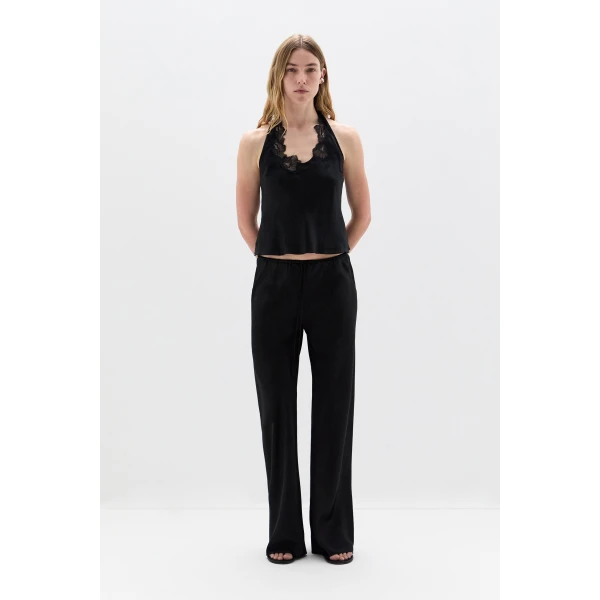 SIR the Label Montparnasse Halter Top in Black | Sleeveless | Luxury Shoes 