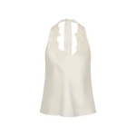 SIR the Label Montparnasse Halter Top in Ivory SIR the Label Montparnasse Halter Top in Ivory | Sleeveless | Luxury Shoes