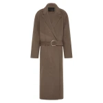 SIR the Label Noah Melton Coat in Cedar | Wool Coat | Luxury Shoes 