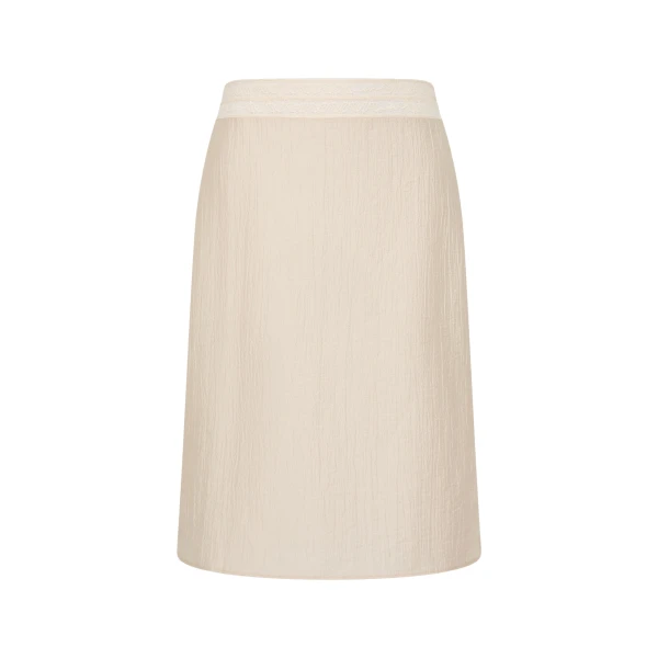 SIR the Label Nora Midi Skirt in Cream | Midi Skirts | Luxury Shoes 