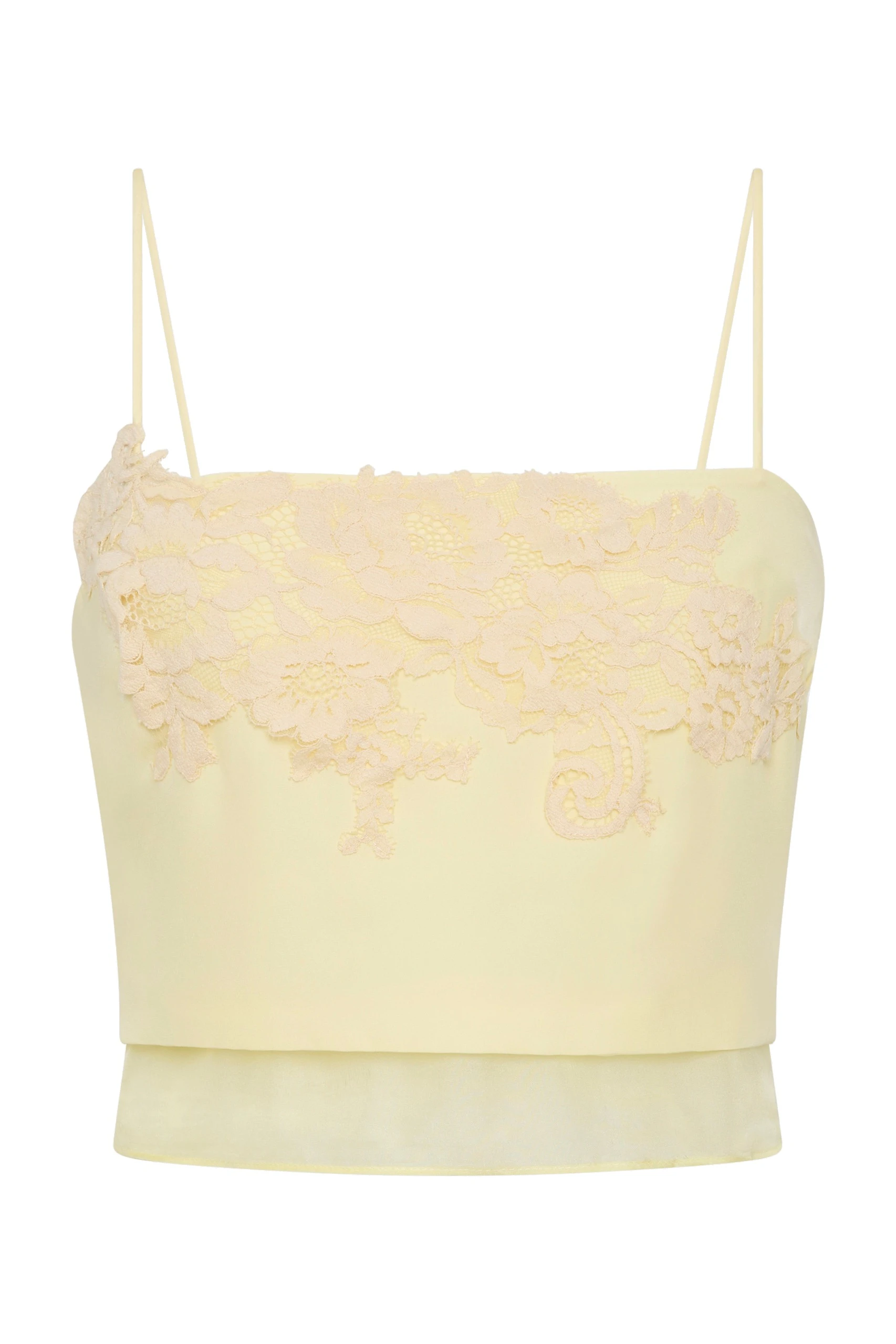 SIR the Label Noria Cropped Cami in Lemon SIR the Label Noria Cropped Cami in Lemon | Camisoles | Luxury Shoes