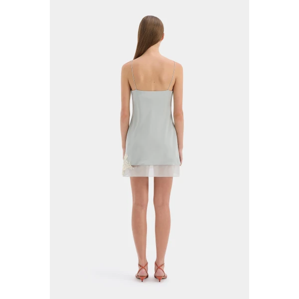 SIR the Label Noria Mini Dress in Powder Blue | Mini Dresses | Luxury Shoes 