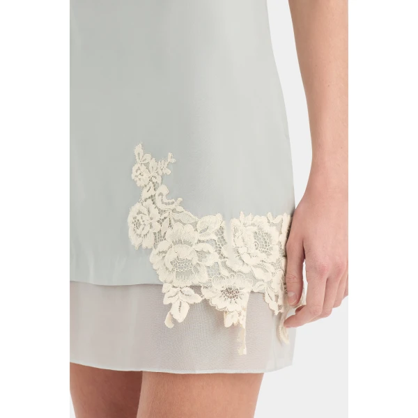 SIR the Label Noria Mini Dress in Powder Blue | Mini Dresses | Luxury Shoes 