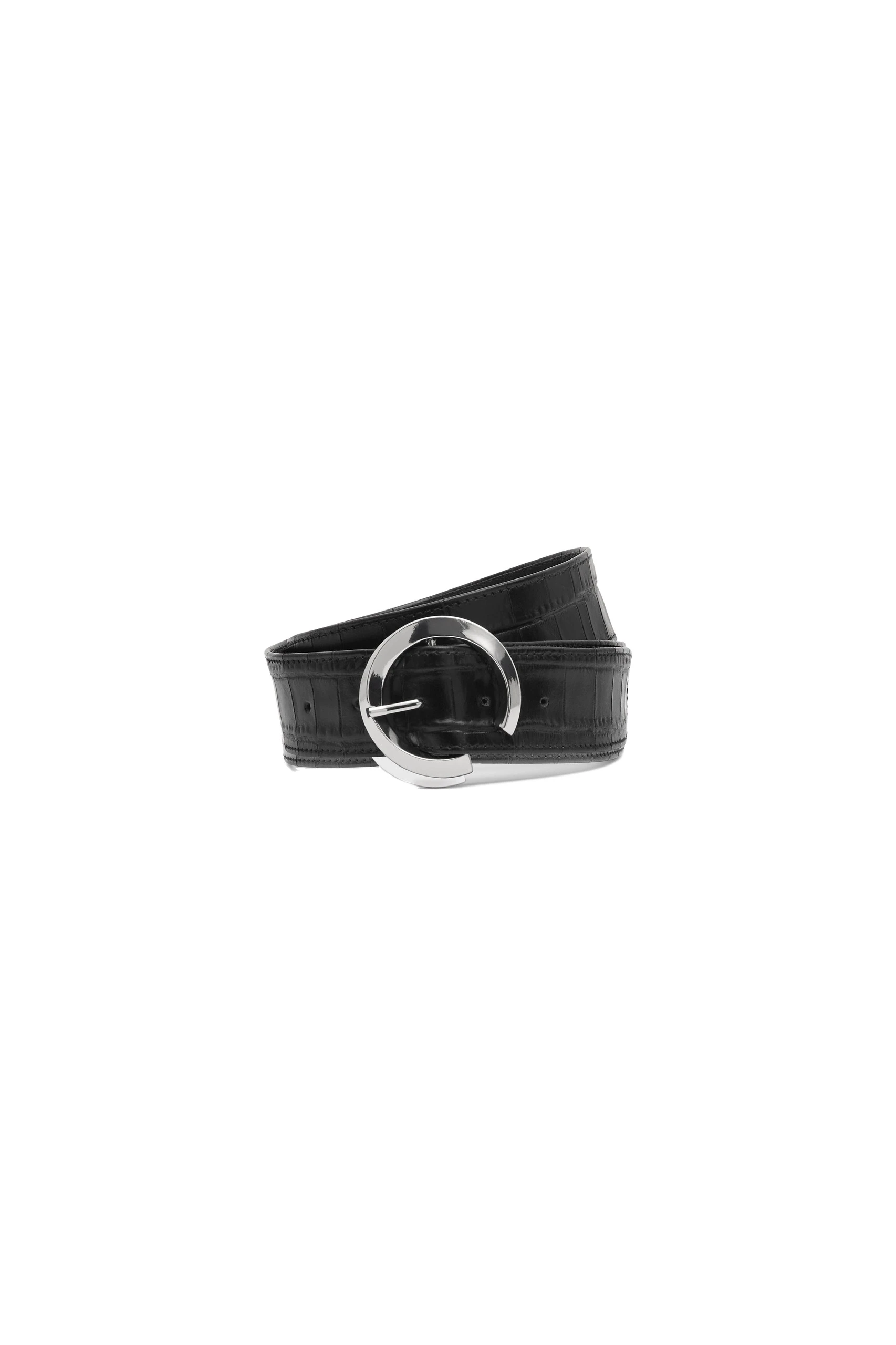 SIR the Label Odeon Leather Belt in Black Croc SIR the Label Odeon Leather Belt in Black Croc | Belts | Luxury Shoes