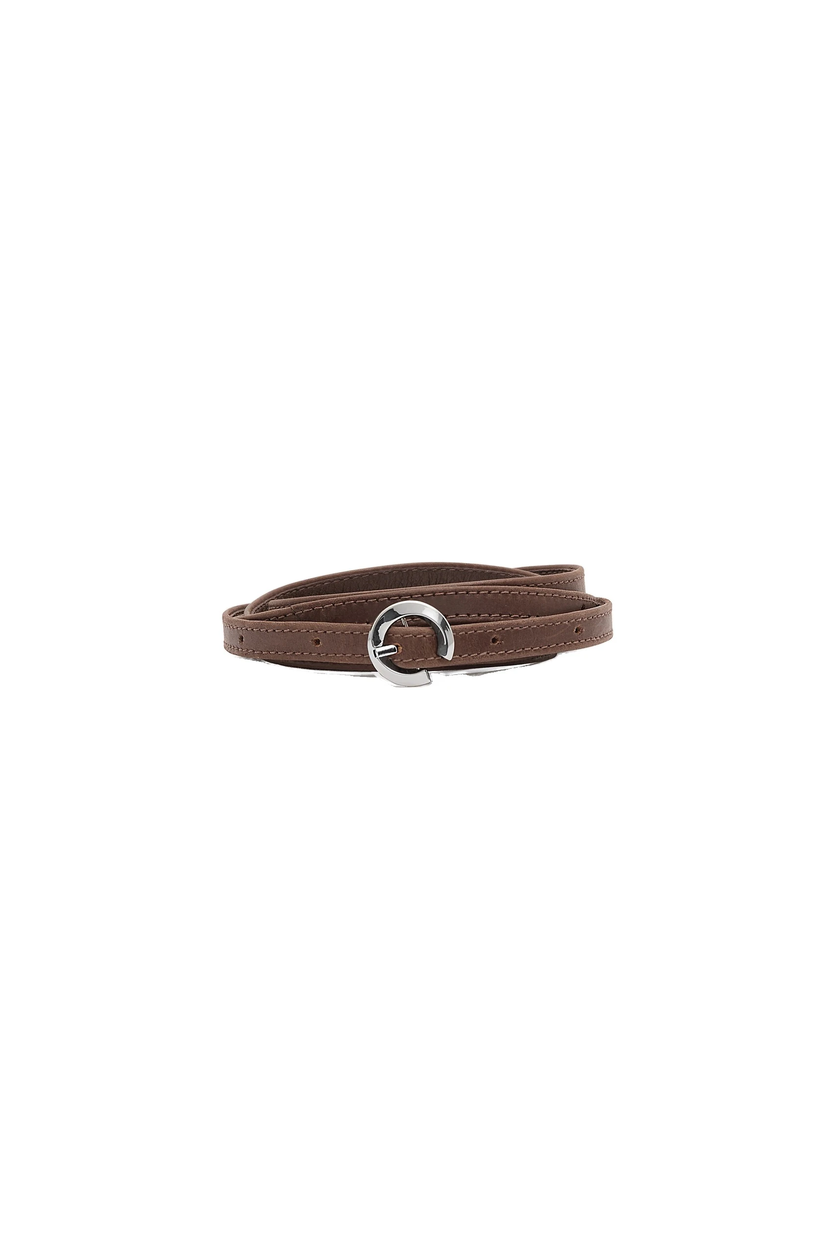 SIR the Label Odeon Narrow Leather Belt in Chocolate SIR the Label Odeon Narrow Leather Belt in Chocolate | Belts | Luxury Shoes