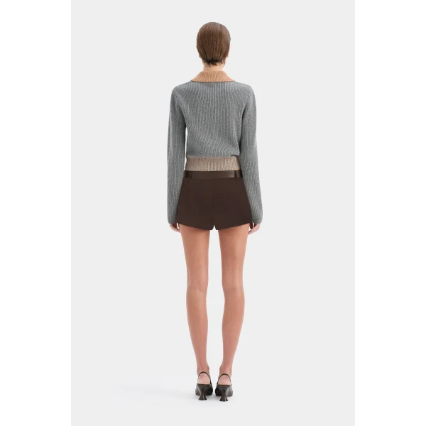 SIR the Label Olea Sweater in Grey | Sweaters | Luxury Shoes 