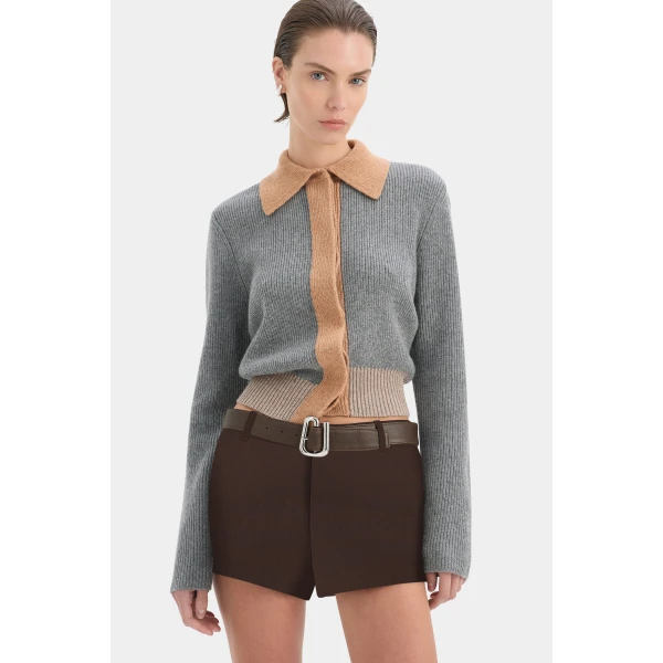 SIR the Label Olea Sweater in Grey | Sweaters | Luxury Shoes 