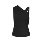 SIR the Label Olenna Twist Top in Charcoal | Tops | Luxury Shoes 