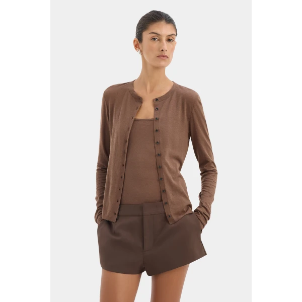 SIR the Label Parco Cardigan Set in Mocha | Cardigan | Luxury Shoes 