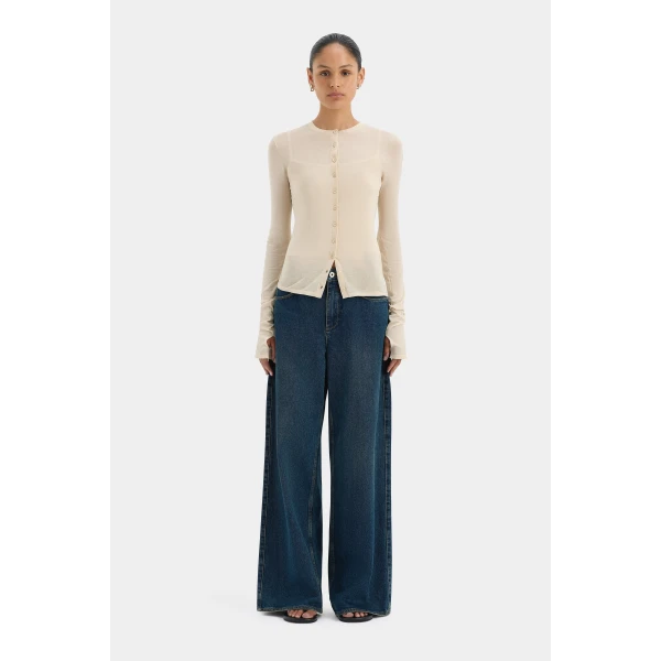 SIR the Label Parco Cardigan Set in Wheat | Cardigan | Luxury Shoes 