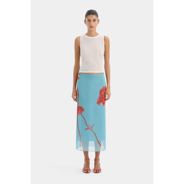 SIR the Label Peregrine Tank in Ivory | Sleeveless | Luxury Shoes 