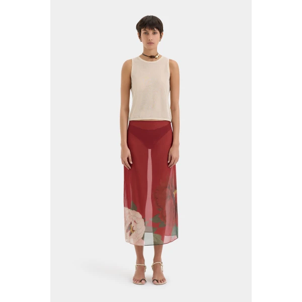 SIR the Label Peregrine Tank in Shell | Sleeveless | Luxury Shoes 