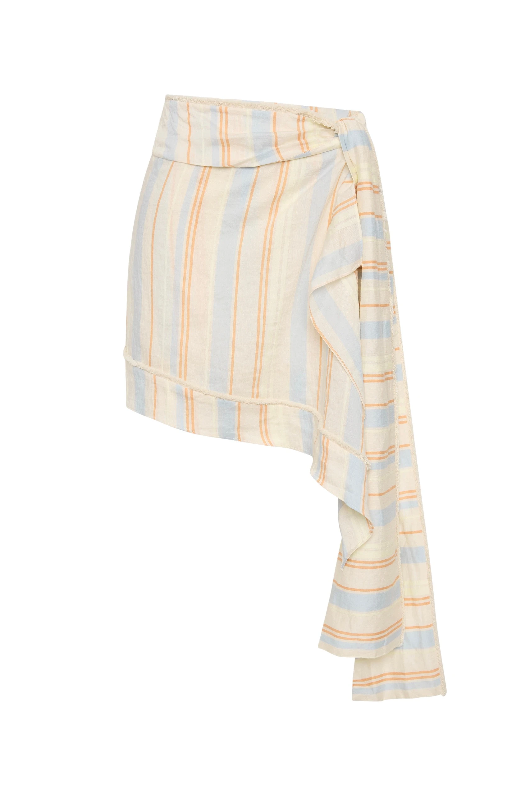 SIR the Label Pernille Wrap Mini Skirt in Sommer Stripe SIR the Label Pernille Wrap Mini Skirt in Sommer Stripe | Mini Skirts | Luxury Shoes