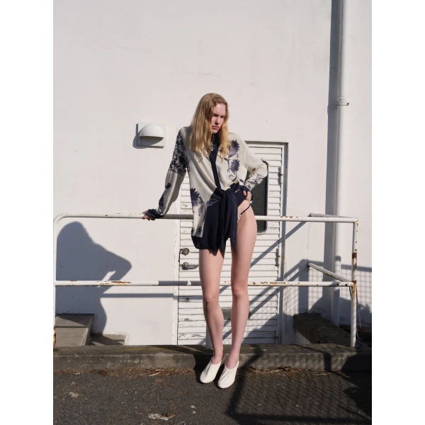 SIR the Label Phillipa Shirt Dress in Eira Midnight | Shirtdress | Luxury Shoes 