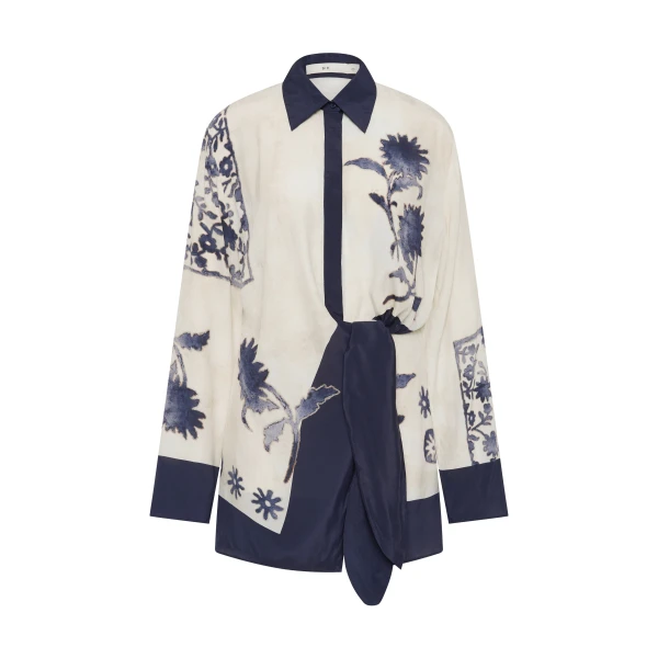 Phillipa Shirt Dress in Eira Midnight