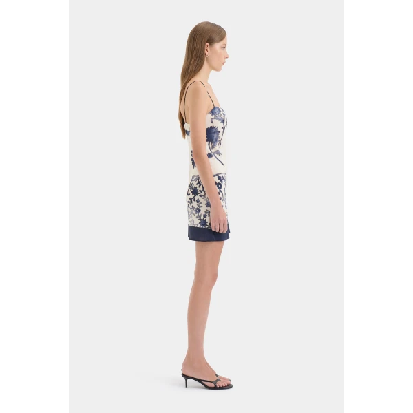 SIR the Label Phillipa Slip Mini Dress in Eira Midnight | Mini Dresses | Luxury Shoes 