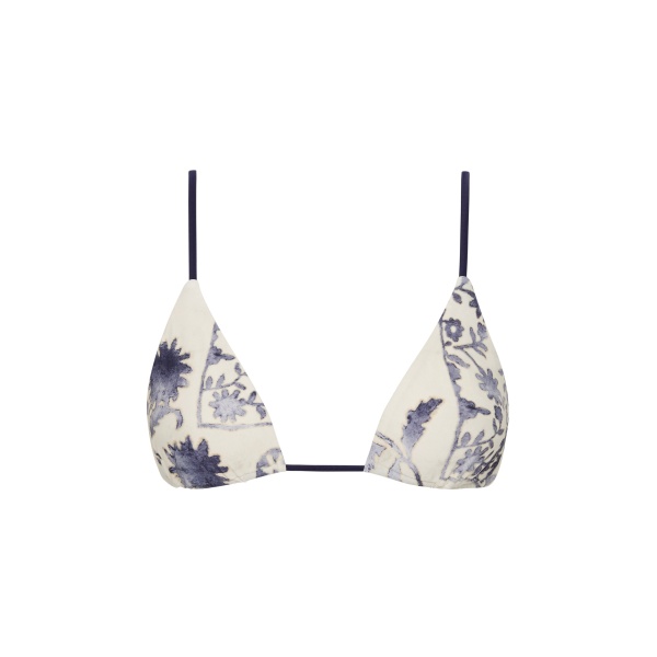 SIR the Label Phillipa String Triangle Top in Eira Midnight | Bikini | Luxury Shoes 