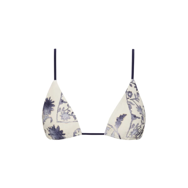 SIR the Label Phillipa String Triangle Top in Eira Midnight | Bikini | Luxury Shoes 