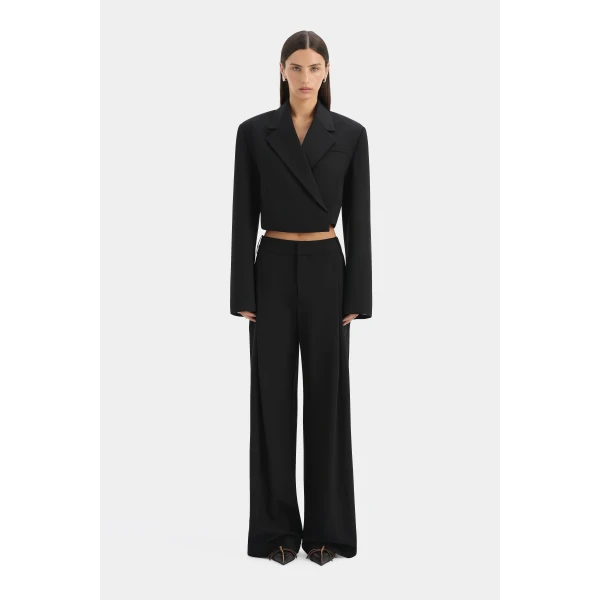 SIR the Label Rivoli Trouser in Black | Tailored pants | Luxury Shoes 