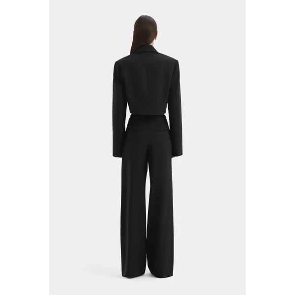 SIR the Label Rivoli Trouser in Black | Tailored pants | Luxury Shoes 