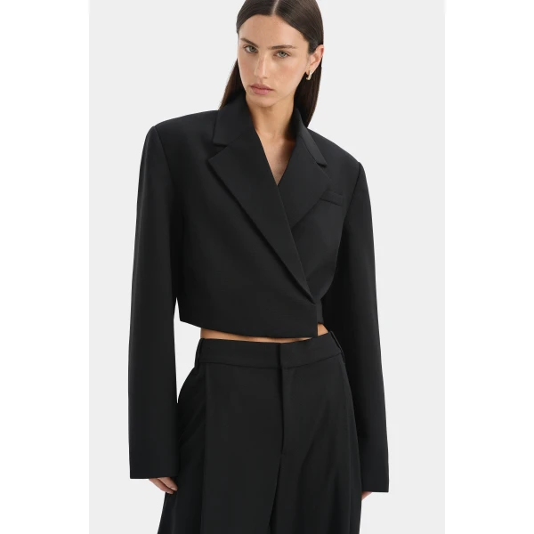 SIR the Label Rivoli Trouser in Black | Tailored pants | Luxury Shoes 