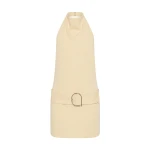 SIR the Label Sabina Belted Mini Dress in Butter | Mini Dresses | Luxury Shoes 