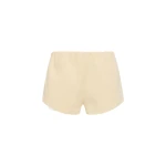 SIR the Label Sabina Gathered Mini Short in Butter | Shorts | Luxury Shoes 