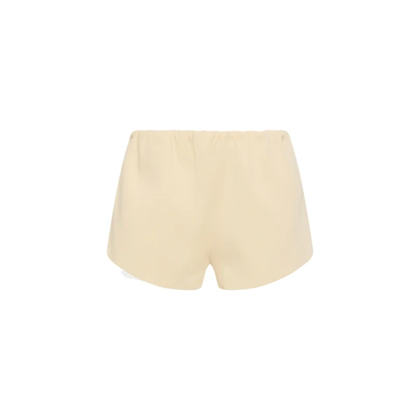 Sabina Gathered Mini Short in Butter