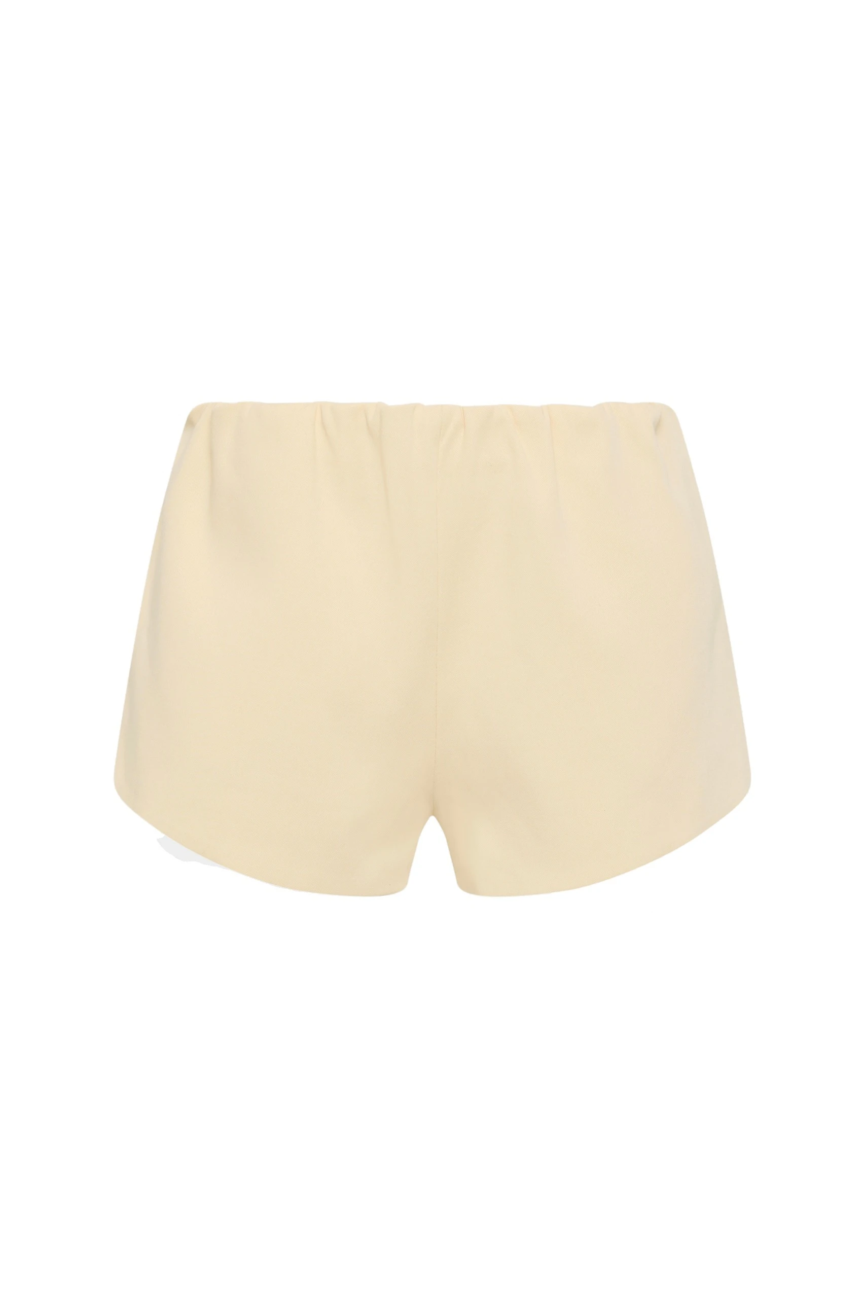 SIR the Label Sabina Gathered Mini Short in Butter SIR the Label Sabina Gathered Mini Short in Butter | Shorts | Luxury Shoes