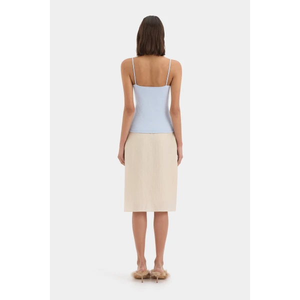 SIR the Label Saeli Cami in Ice Blue | Camisoles | Luxury Shoes 