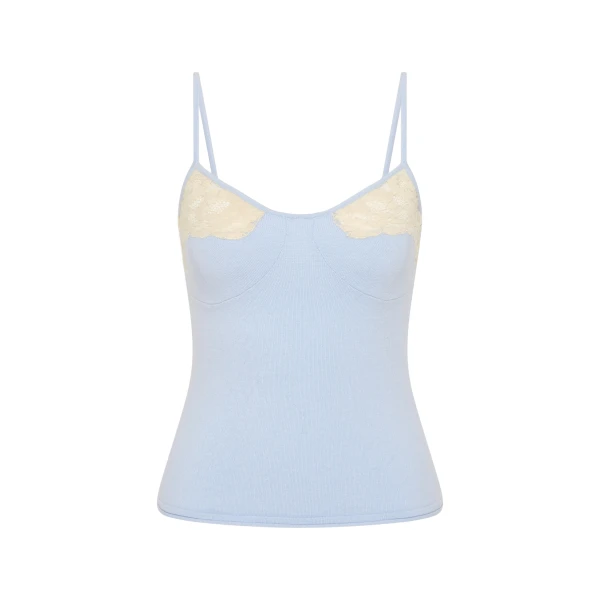 Saeli Cami in Ice Blue