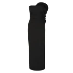 SIR the Label Siella Strapless Gown in Black | Evening Gowns | Luxury Shoes 