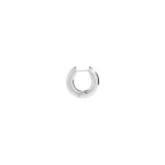 SIR the Label Signature Huggie Earring in Silver | Earrings | Luxury Shoes 