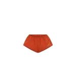 SIR the Label Skylar Embroidered Micro Short in Red Clay | Shorts | Luxury Shoes 