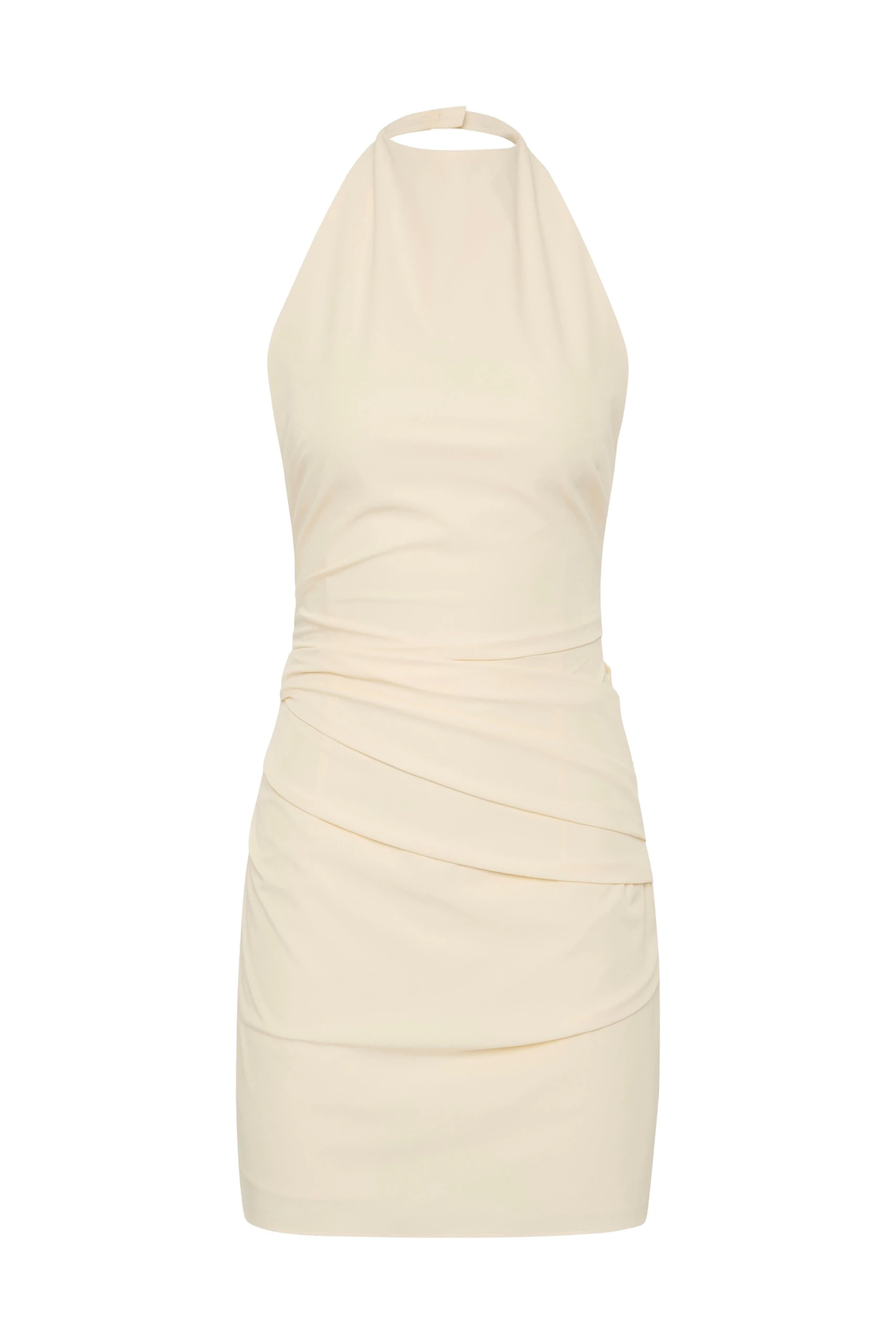SIR the Label Sol Halter Mini Dress in Ivory SIR the Label Sol Halter Mini Dress in Ivory | Mini Dresses | Luxury Shoes