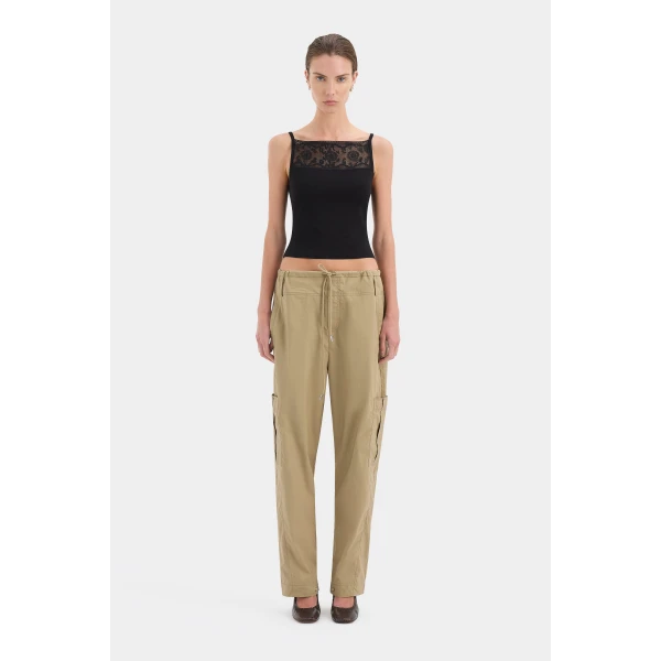 SIR the Label Sola Pant in Camel | Pants | Luxury Shoes 