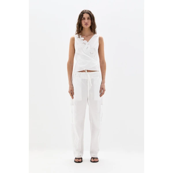 SIR the Label Sola Pant in Ivory | Pants | Luxury Shoes 