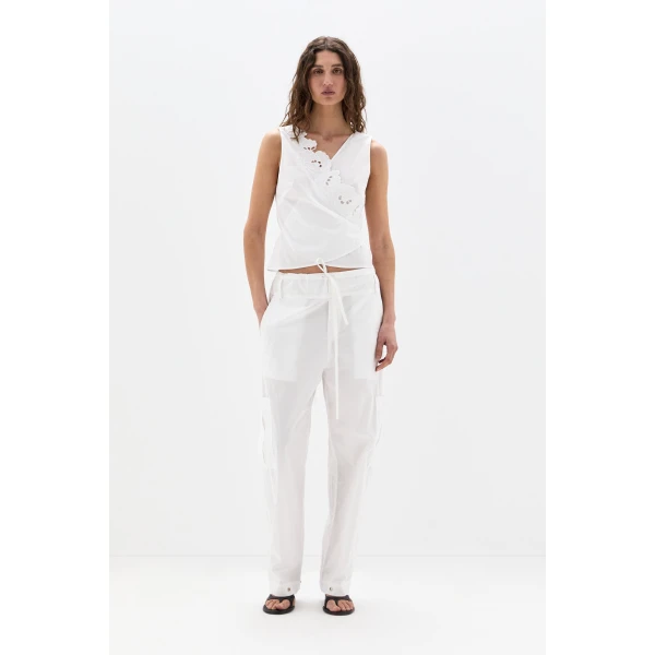 SIR the Label Sola Pant in Ivory | Pants | Luxury Shoes 