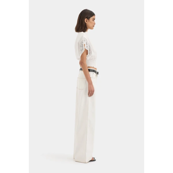 SIR the Label Sola Top in Ivory | Tops | Luxury Shoes 