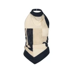 SIR the Label Sona Halter Tie Top in Geo Scape | Sleeveless | Luxury Shoes 